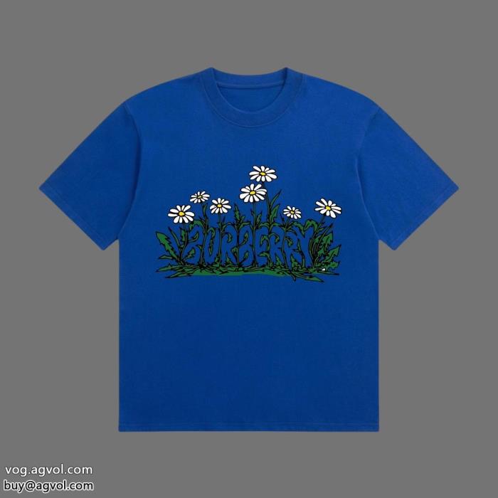23SS海外直営在庫数限定BURBERRY偽 ブランド半袖Tシャツ_0_3