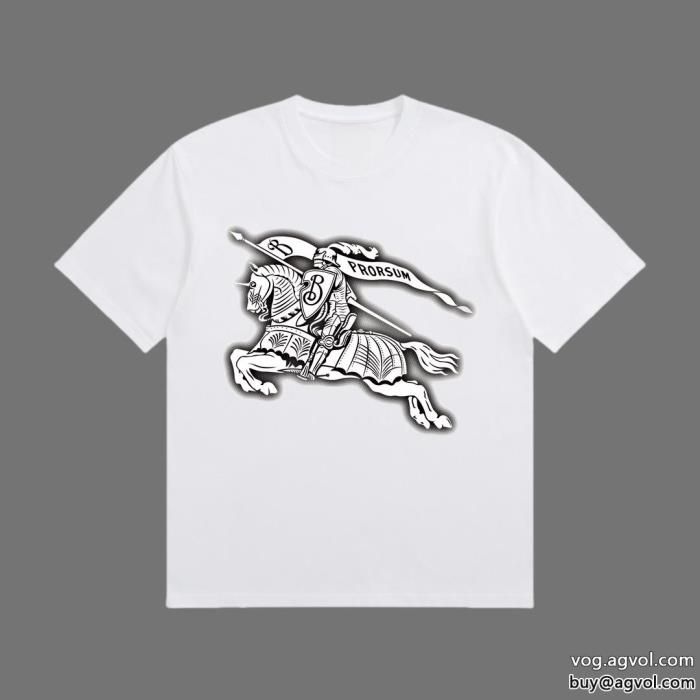 速達便発送柔らかな着心地コピー ブランド 通販 安心半袖TシャツBURBERRY_0_3