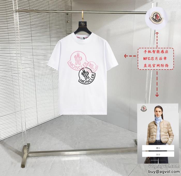 MONCLERコピー 商品 販売半袖Tシャツ高級感漂うカジュアルさ_0_2