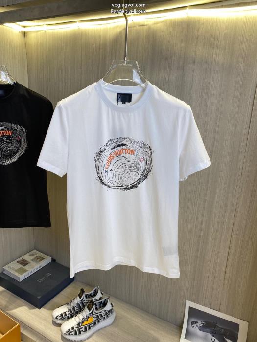 ブランド コピー 着払い2022-23AW☆韓国の人気元気な印象にルイ ヴィトン半袖Tシャツ_0_4