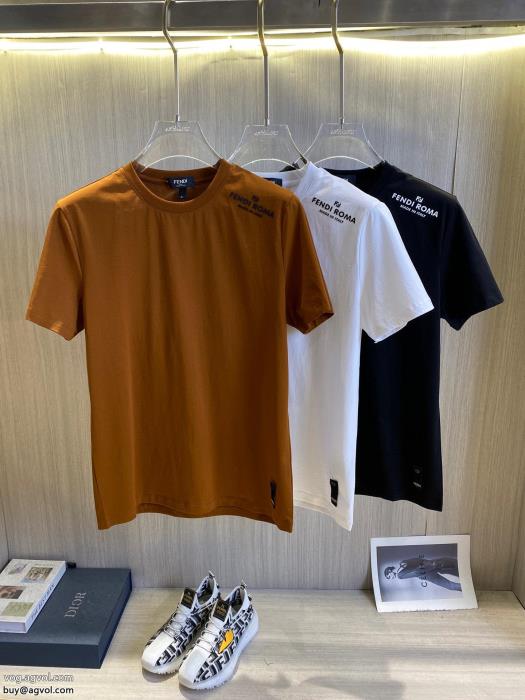 快適な着心地最新で完売確実フェンディ半袖Tシャツブランド コピー 専門_0_3