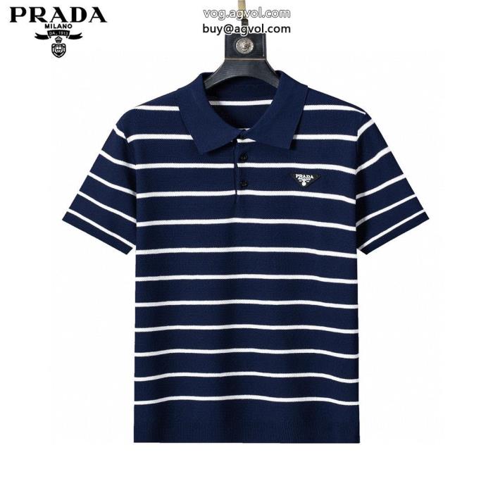 人気新商品今だけSALE半袖シャツブランド コピー s 級PRADA_0_0
