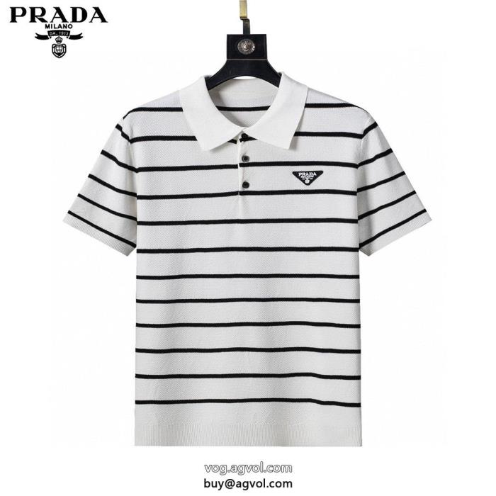 人気新商品今だけSALE半袖シャツブランド コピー s 級PRADA_0_3