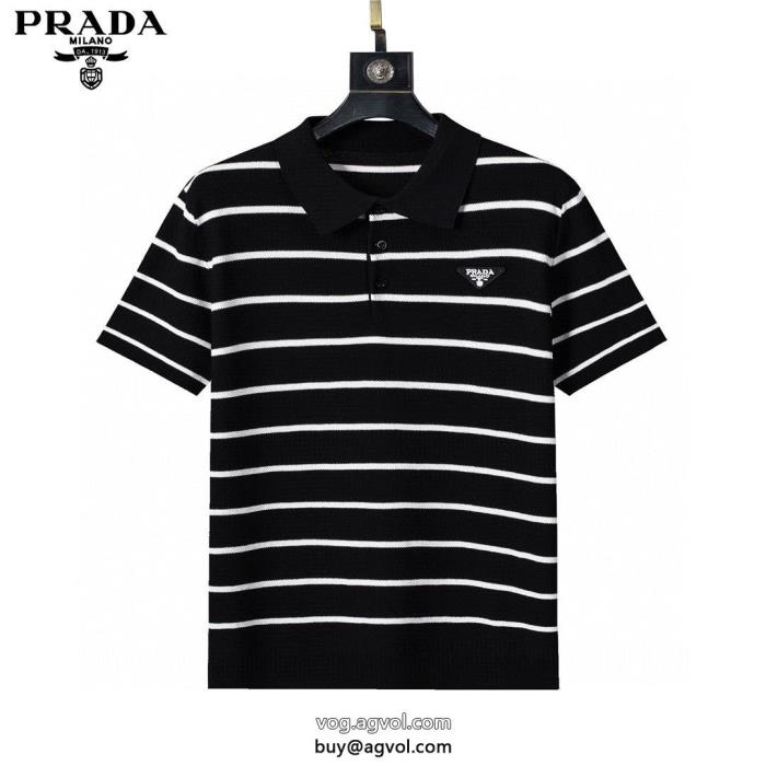 人気新商品今だけSALE半袖シャツブランド コピー s 級PRADA_0_4