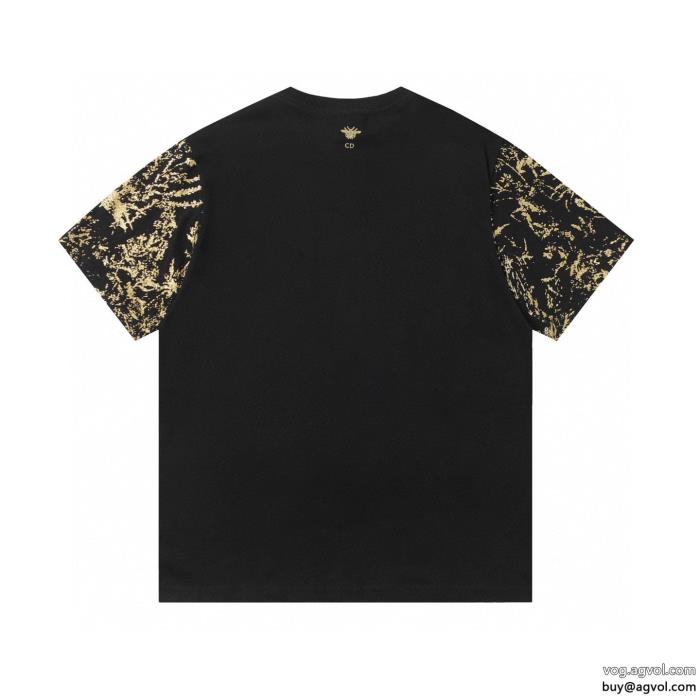 ブランド 品 コピー半袖TシャツDIOR限定版プリント夏らしい品格が漂う_0_2