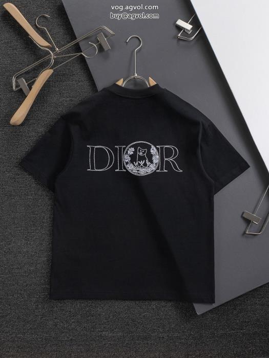 偽 ブランド肌触りの良いサラりと完売間近DIOR半袖Tシャツ_0_4