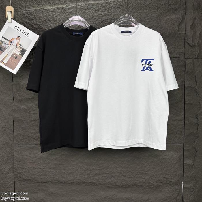 ブランド 偽物 激安 通販季節感もプラス2025新作SS23限定版半袖Tシャツルイ ヴィトン_0_2