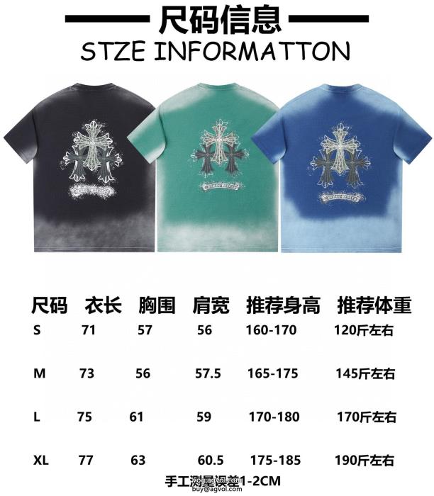偽 ブランド 販売半袖TシャツCHROME HEARTS2025最新作国内発セール完売間近_0_3
