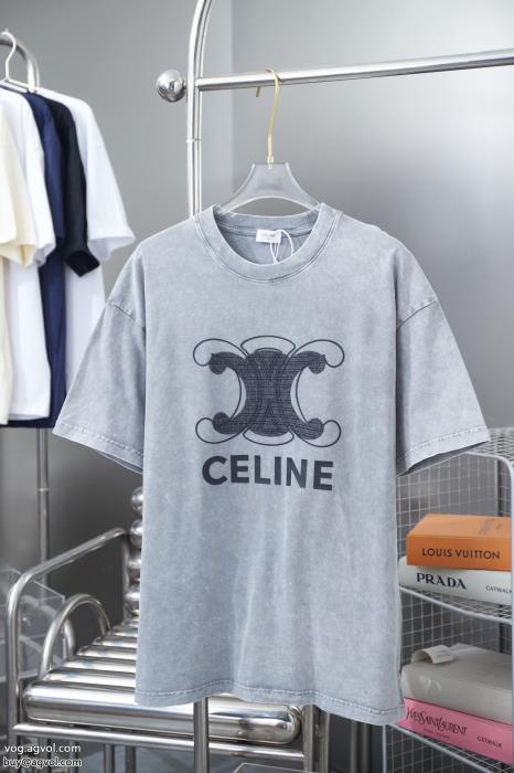 CELINE23SS海外直営この夏絶対欲しいブランド 偽物 激安半袖Tシャツ_0_1