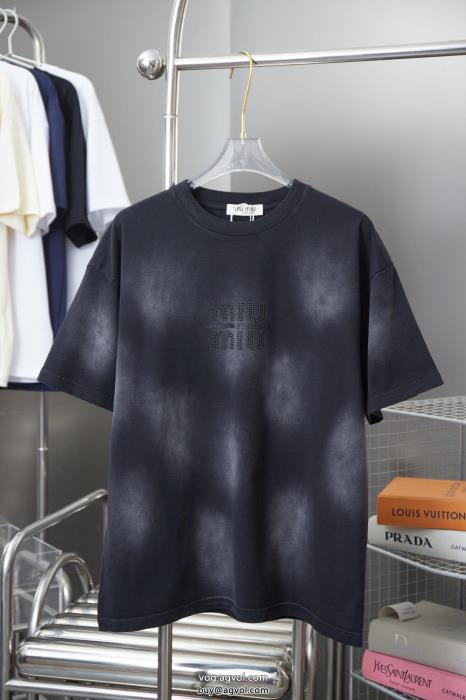 23SS海外直営今人気の秘訣半袖Tシャツ通販 ブランドミュウミュウ_0_2