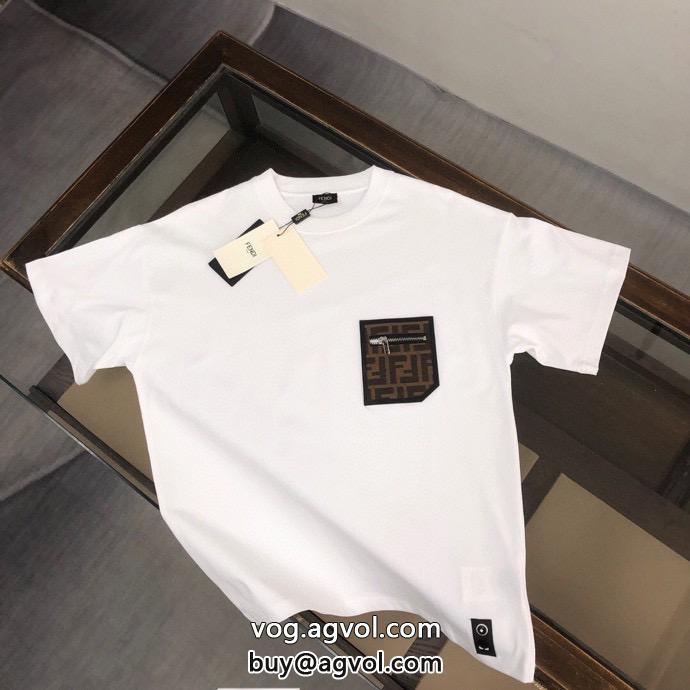 FENDI半袖Tシャツ今年大人気新作限定めっちゃ綺麗色ブランド コピー_0_2