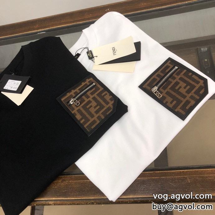 FENDI半袖Tシャツ今年大人気新作限定めっちゃ綺麗色ブランド コピー_0_3