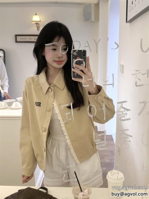 コートコピー 品 ブランドMIUMIU高級感漂う人気商品_0_3