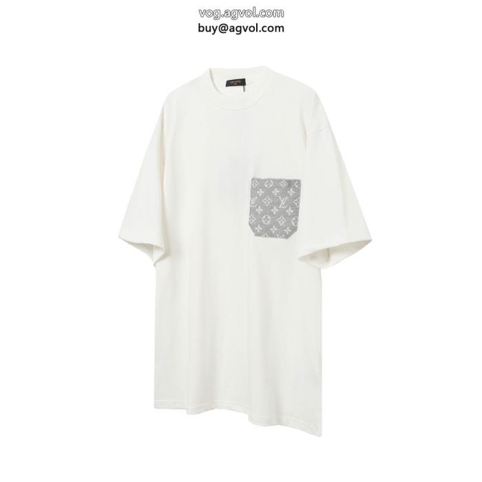 偽 ブランドLOUIS VUITTON優しげ人気アイテムリラックスした雰囲気に半袖Tシャツ_0_0