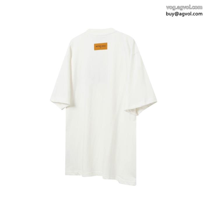 偽 ブランドLOUIS VUITTON優しげ人気アイテムリラックスした雰囲気に半袖Tシャツ_0_1
