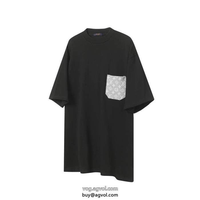 偽 ブランドLOUIS VUITTON優しげ人気アイテムリラックスした雰囲気に半袖Tシャツ_0_2