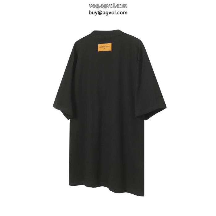 偽 ブランドLOUIS VUITTON優しげ人気アイテムリラックスした雰囲気に半袖Tシャツ_0_4