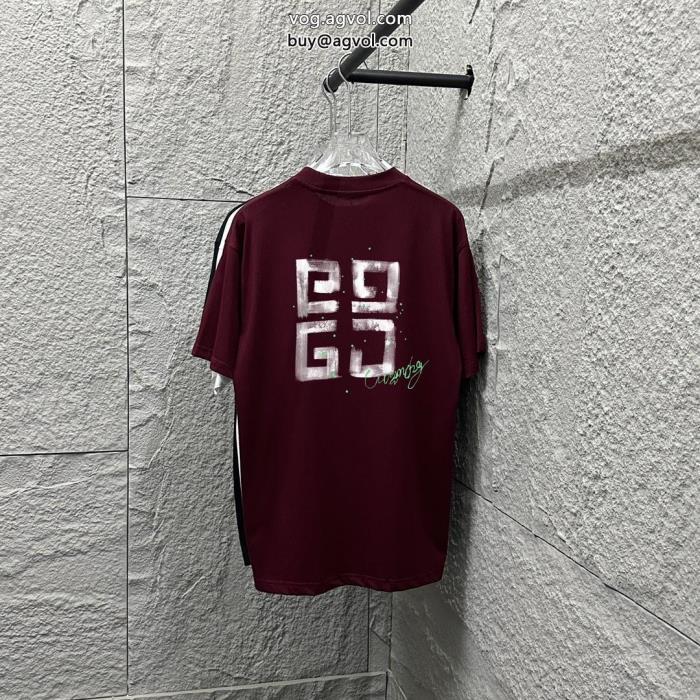 ブランド コピー 優良限定版プリントSS23限定版半袖TシャツGIVENCHY_0_1