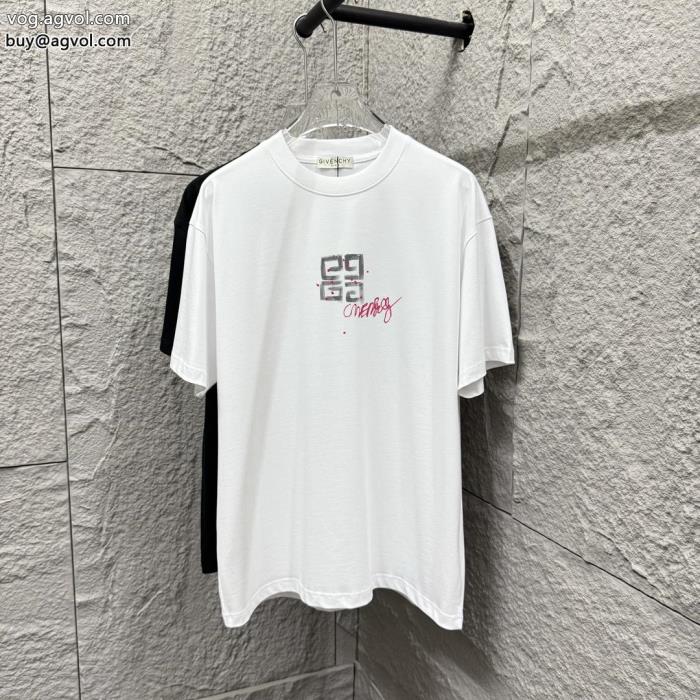 ブランド コピー 優良限定版プリントSS23限定版半袖TシャツGIVENCHY_0_2