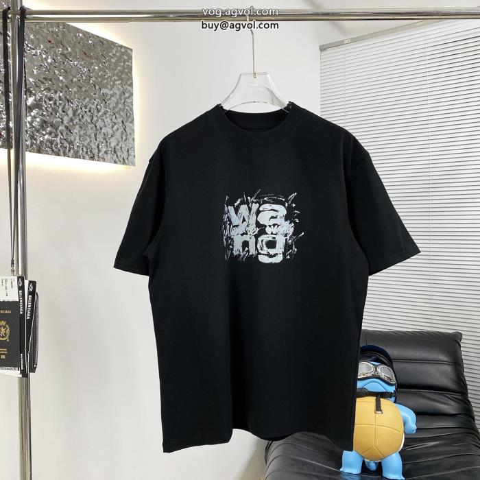 ALEXANDER WANG偽 ブランド半袖Tシャツジュアル感強めの着季節をまたい新作アイテム_0_3