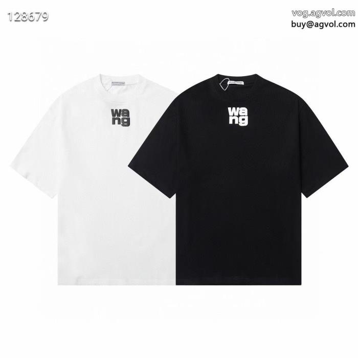 ALEXANDER WANG在庫数限定NEW!国内完売ブランド コピー 着払い半袖Tシャツ_0_3