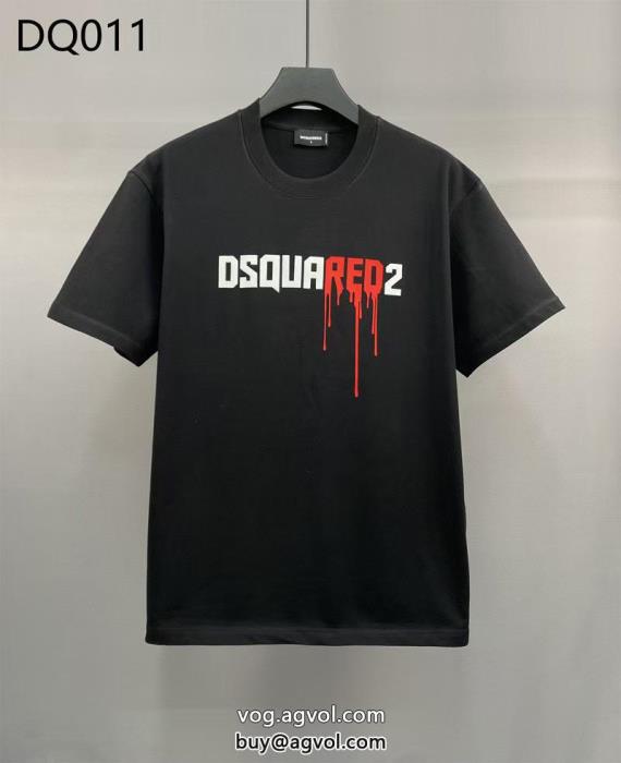 スーパー ブランド コピー爽やかマルチトレンドの最先端に半袖TシャツDSQUARED2_0_0