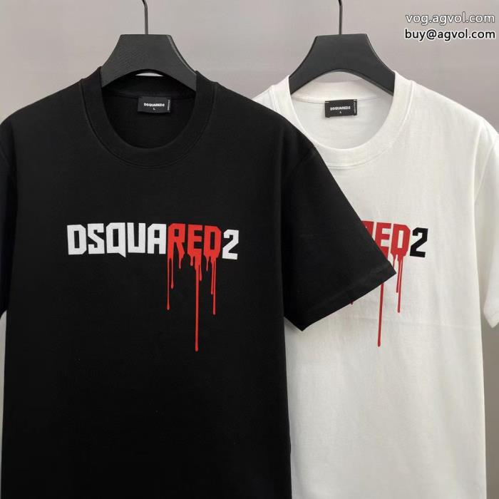 スーパー ブランド コピー爽やかマルチトレンドの最先端に半袖TシャツDSQUARED2_0_1