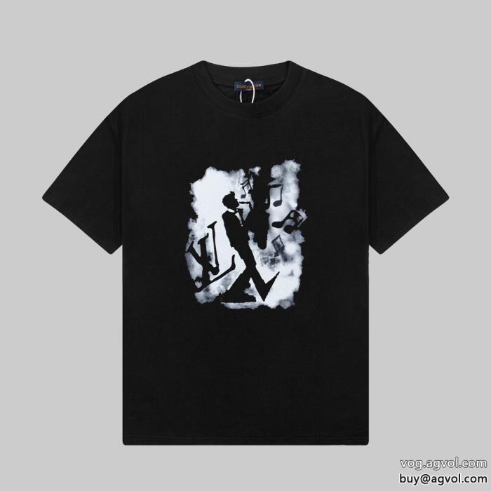 LOUIS VUITTONブランド コピー ショップ優しい肌触り話題のブランド半袖Tシャツ_0_1