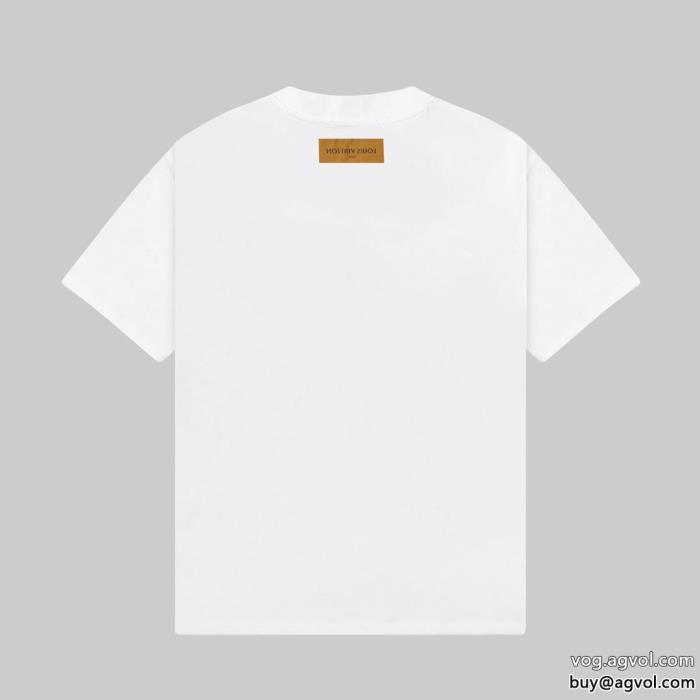 LOUIS VUITTONブランド コピー ショップ優しい肌触り話題のブランド半袖Tシャツ_0_4