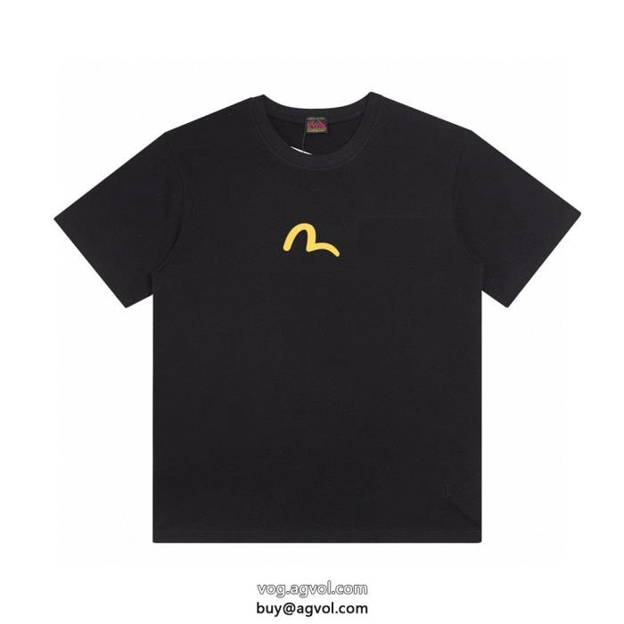 半袖Tシャツ完売前に透け感優しいEVISU偽 ブランド 販売_0_2
