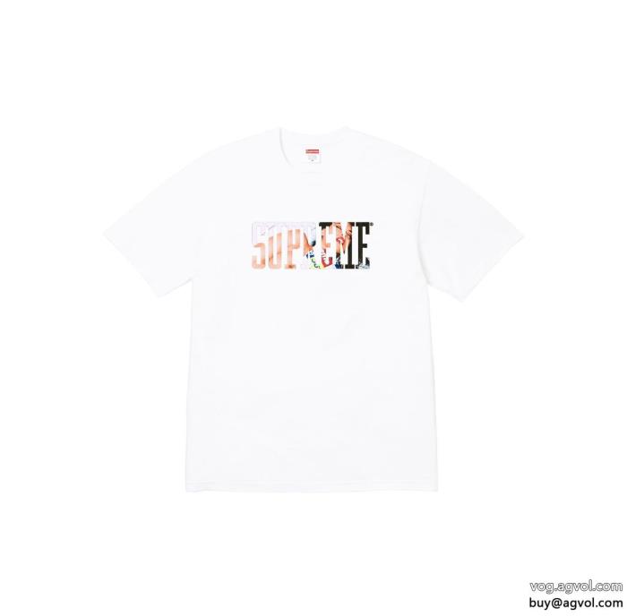 大人っぽい印象が素敵韓国ファッションSUPREME半袖Tシャツブランド 品 激安 通販_0_2