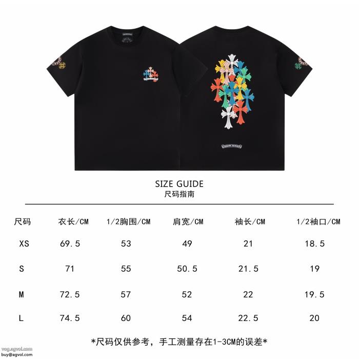 偽 ブランド 半袖TシャツCHROME HEARTS韓国の人気販売店舗限定モデル_0_2