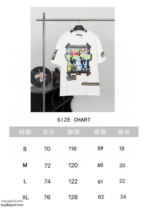ルイ ヴィトン偽物 ブランド 販売絶妙な抜け感清涼感半袖Tシャツ_0_3
