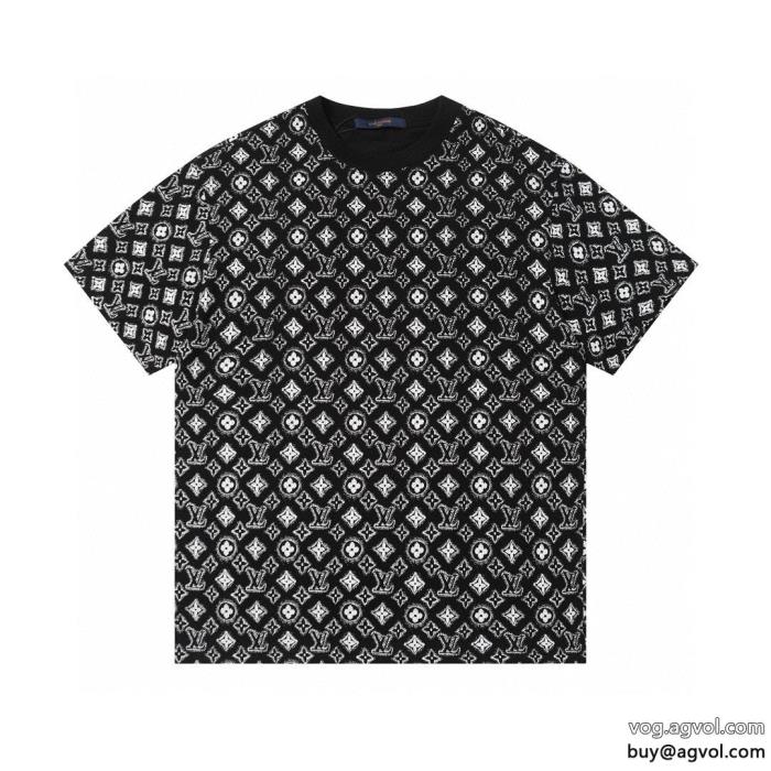 LOUIS VUITTONロゴが美しい不動の人気2025最新半袖Tシャツコピー ブランド_0_1
