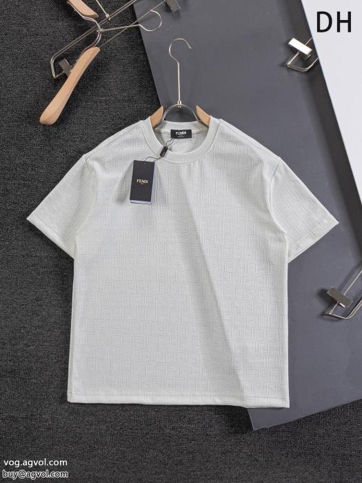 偽 ブランド 話題のブランドカワイイ雰囲気半袖TシャツFENDI_0_0