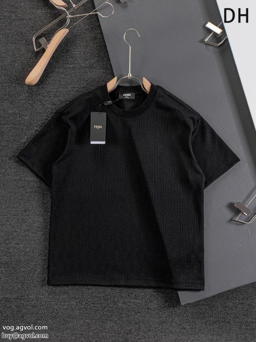偽 ブランド 話題のブランドカワイイ雰囲気半袖TシャツFENDI_0_1