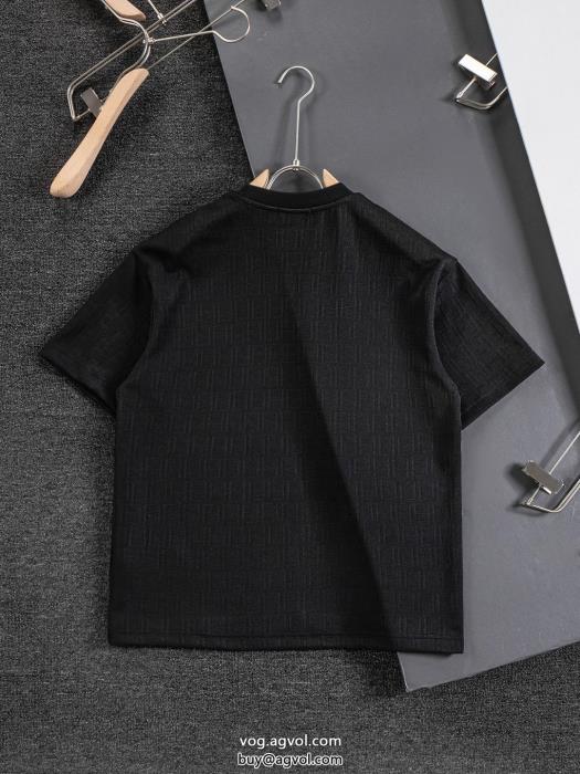 偽 ブランド 話題のブランドカワイイ雰囲気半袖TシャツFENDI_0_3