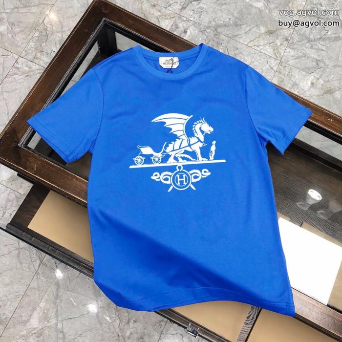 偽 ブランド半袖Tシャツ通勤スタイル視線を集めてエルメス_0_1