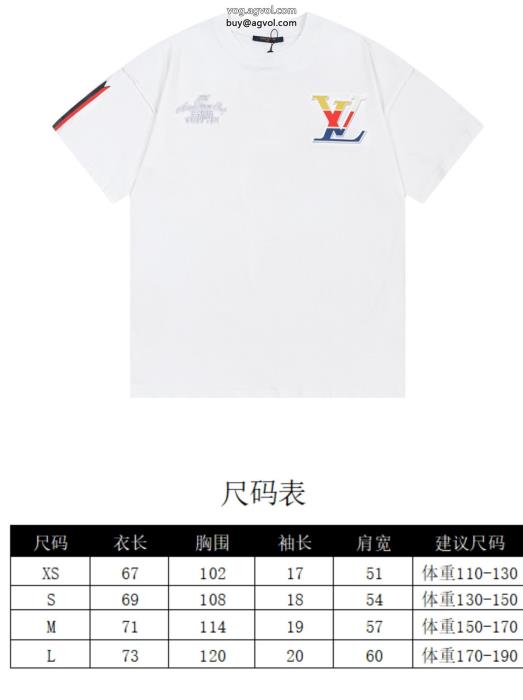 半袖Tシャツルイ ヴィトンブランド 品 スーパー コピー在庫あり即発新作大人気_0_1