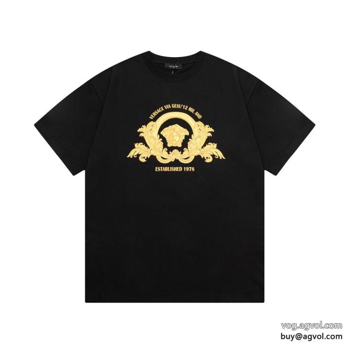半袖Tシャツブランド 激安VERSACE着まわし抜群カラーファッションの最先端！_0_0
