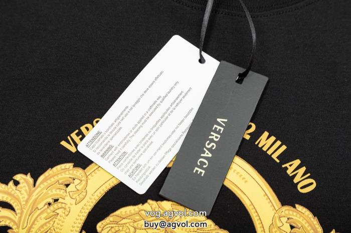 半袖Tシャツブランド 激安VERSACE着まわし抜群カラーファッションの最先端！_0_1