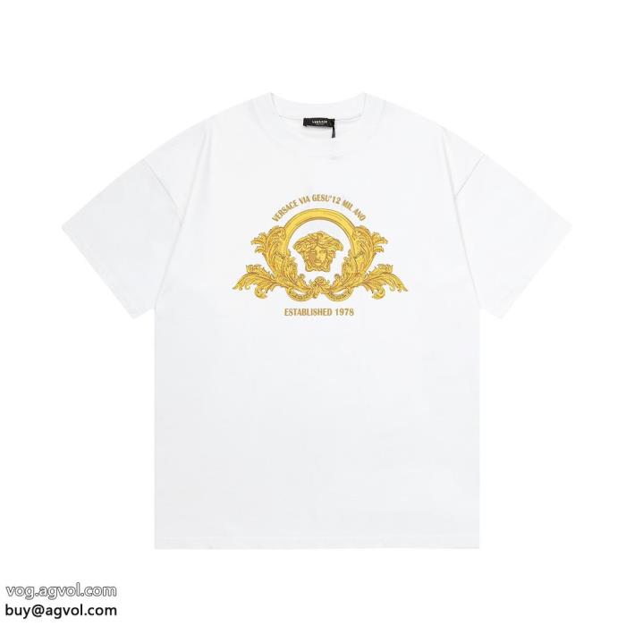 半袖Tシャツブランド 激安VERSACE着まわし抜群カラーファッションの最先端！_0_3