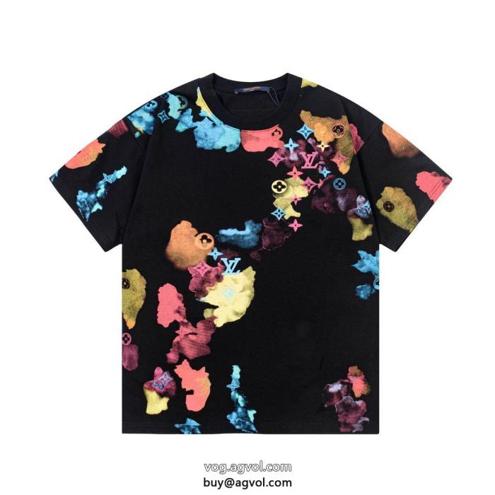 相性抜群のコンビ新作在庫希少スーパー コピー ブランド 専門半袖TシャツLOUIS VUITTON_0_0
