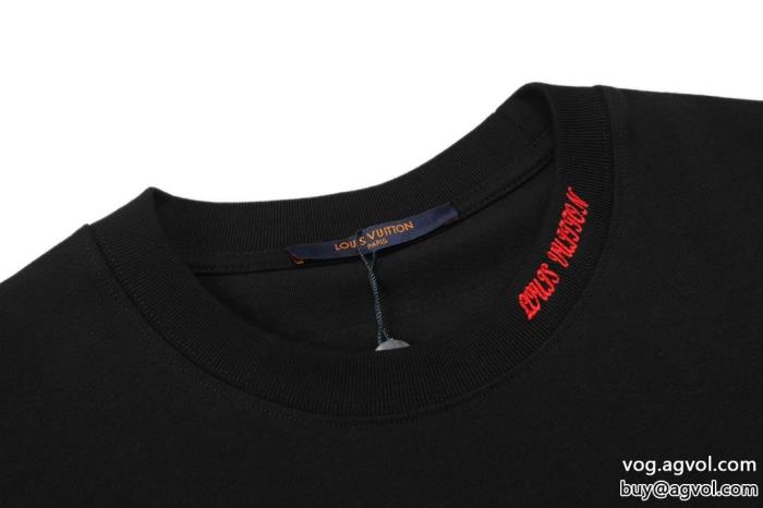 コピー ブランド 優良爽やかマルチ2022/232025新作半袖TシャツLOUIS VUITTON_0_1