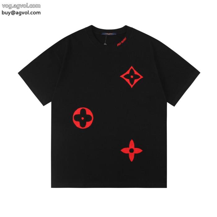 コピー ブランド 優良爽やかマルチ2022/232025新作半袖TシャツLOUIS VUITTON_0_2
