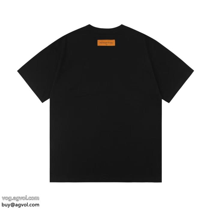 コピー ブランド 優良爽やかマルチ2022/232025新作半袖TシャツLOUIS VUITTON_0_3