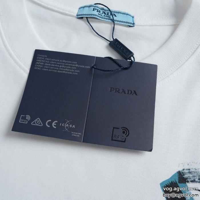 PRADAブランド 激安 圧倒的な人気VIPセールで破格半袖Tシャツ_0_1