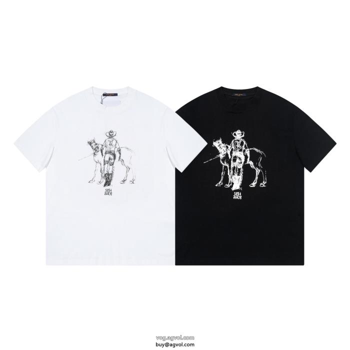 LOUIS VUITTON限定SALE抜け感スゴイ偽物 ブランド 販売半袖Tシャツ_0_3