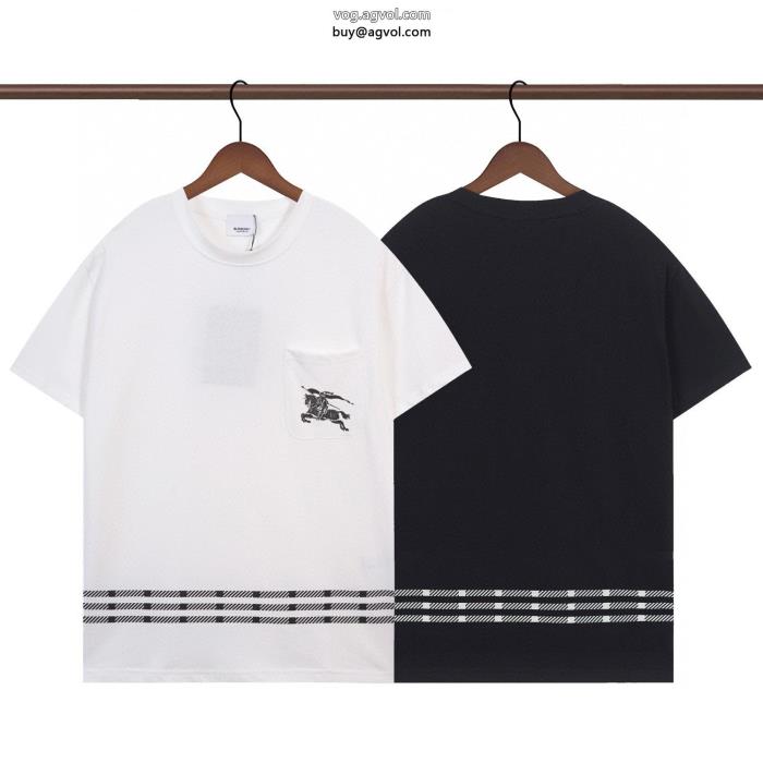 ブランド 偽物 通販バーバリー海外直送人気新商品半袖Tシャツ_0_3