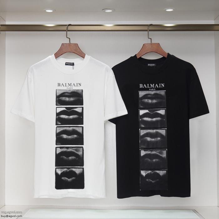 半袖Tシャツスーパー コピー 販売BALMAIN雑誌掲載夏の王道　適度な上品さ_0_3